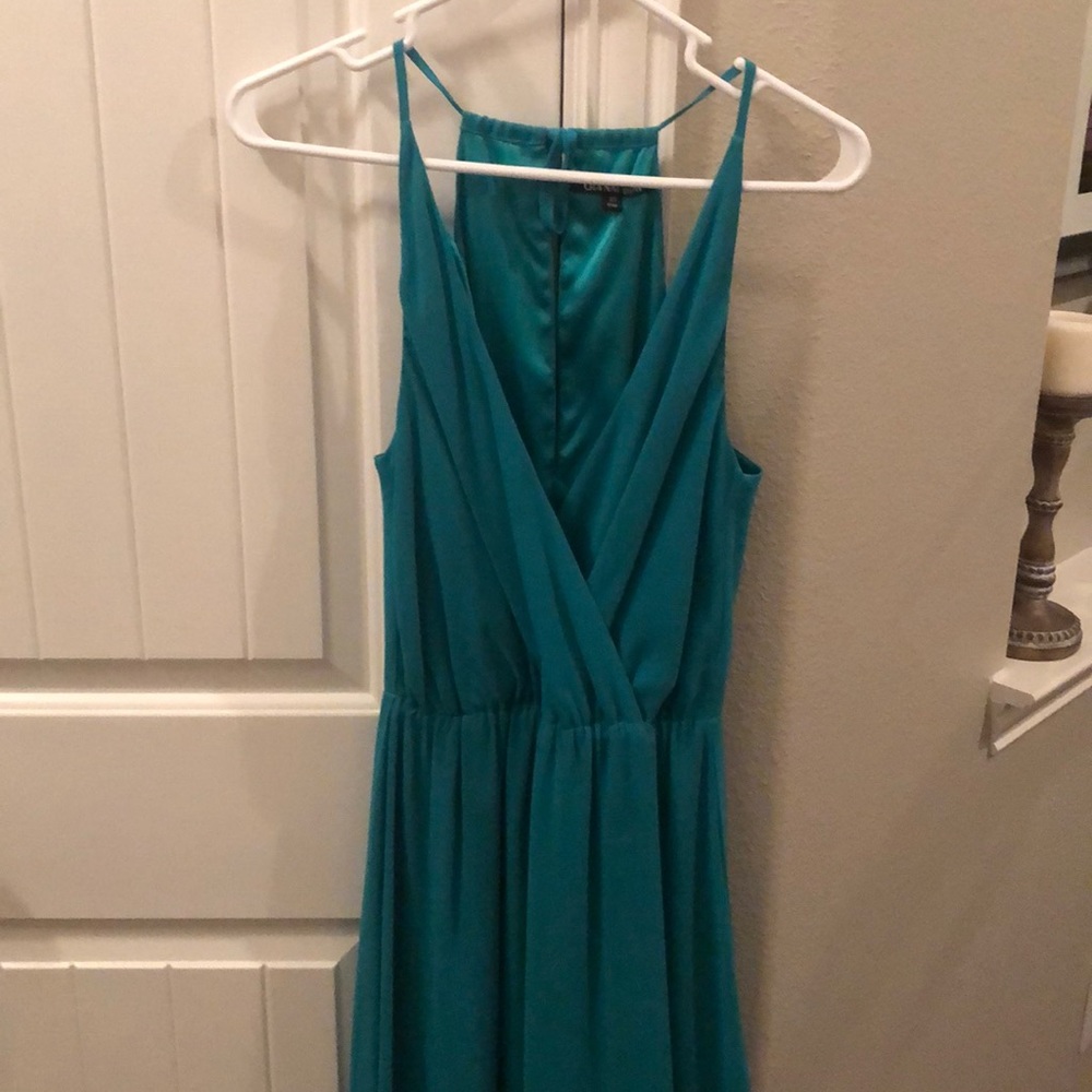 Teal Gianni Bini Formal Maxi Dress